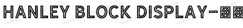 Hanley Block Display字体转换
